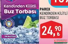 PAREX KENDİNDEN KİLİTLİ BUZ TORBASI indirimli fiyat PAREX KENDİNDEN KİLİTLİ BUZ TORBASI fiyat ve kampanya bilgisi